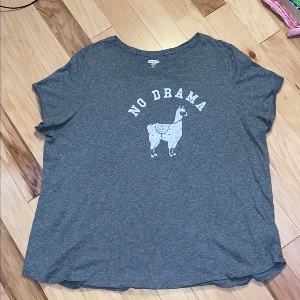 Grey graphic tee